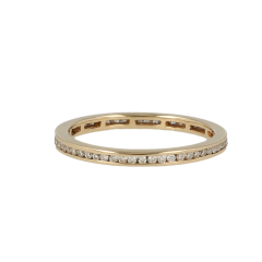 Yeva | Ring Yellow gold | All round diamonds 0,28ct