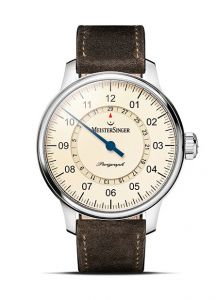 Meistersinger Perigraph AM1003 Suede| 43MM