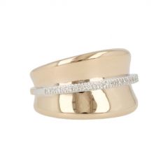 Be | Ring Pink Gold | Diamond Line