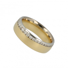 Christian Bauer | Ring bicolor| Diamant 0.59ct