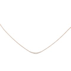 Lux | Necklace Pink Gold | Diamond 0,14ct