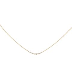 Lux | Necklace Yellow Gold | Diamond 0,14ct
