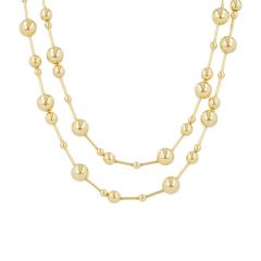 Be | Necklace 18 Carat Yellow Gold | Bulbs