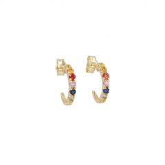 Yeva | Earring 14 Carat Yellow Gold | Fancy Sapphire