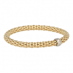 Sundrops | Flex Bracelet Geel- Gold Braid