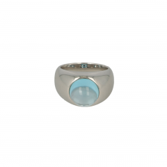 Sundrops | Ring White Gold | Blue Topaz