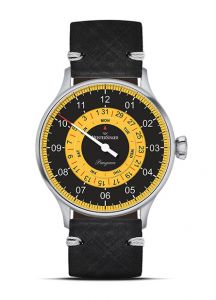 MeisterSinger Pangaea Day-Date Black/Yellow PDD9Z25