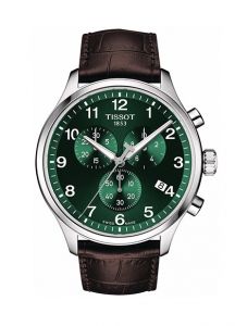 Tissot Chrono XL Classic Green Leather| 45MM
