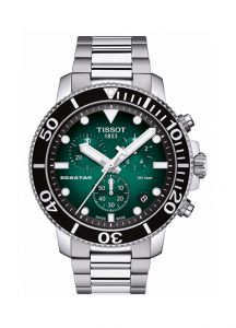 Tissot Seastar 1000 Chronograph  Green| 45.5mm
T120.417.11.091.01