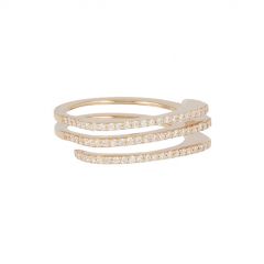 Lux | Ring Pink Gold | Diamond Spring