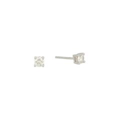 W | Diamond Ear studs White Gold | 0.50ct
