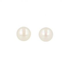Sundrops | Ear Studs Yellow Gold | Pearl