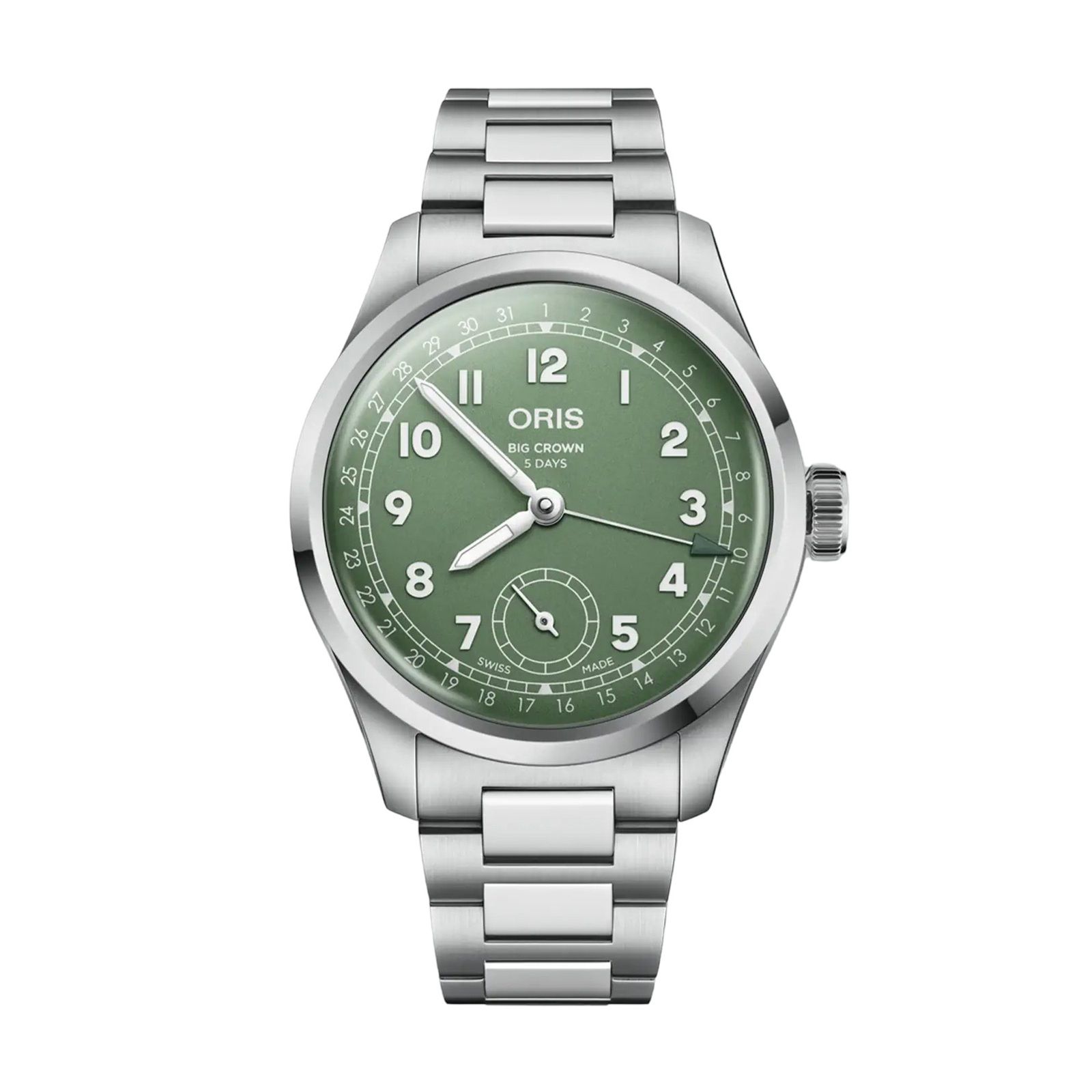 Oris Big Crown Pointer Date Calibre 403 Green Steel | 40mm