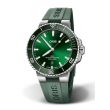 Oris Aquis Date Green Rubber | 43.5mm 01 733 7789 4157-07 4 23 37FC
