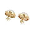 Sundrops | Ear Studs Yellow Gold | Pearl