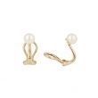 Sundrops | Earclips Yellow Gold | Pearl