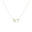 KEK | Necklace Yellow Gold | Two Hearts Entwined