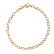 Be | Bracelet Yellow Gold Jasseron | 4 mm