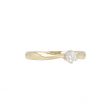 W | Diamond Solitaire Ring Yellow Gold | 0.15ct