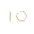Dot | Yellow Gold Earrings | Ø15 mm