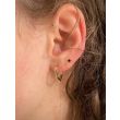 Dot | Yellow Gold Earrings | Ø15 mm