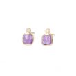 Sundrops | Earrings | Diamond - Amethyst