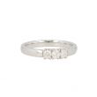 W | Diamond Alliance Ring White Gold | 3 x 0.10ct
