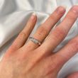 W | Diamond Alliance Ring White Gold | 3 x 0.15ct