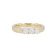 W | Diamond Alliance Ring Yellow Gold | 3 x 0.15ct