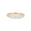 W | Diamond Alliance Ring Yellow Gold | 5 x 0.10ct