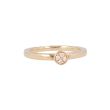 Yeva | Ring Pink Gold | Diamonds 0.05ct