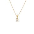 W | Diamond Pendant Yellow Gold | 0.15ct