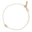 ONE INITIAL DIAMOND CHAIN BRACELET | 18CT GOLD