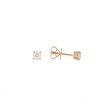 W | Diamond Ear studs Pink Gold | 0.40ct