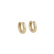 Be | Earrings 14 Carat Yellow gold | Ø12 mm
