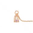BRON | Maki  Pink Gold Pendant | Lila Sapphire