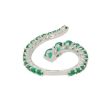 Unique Piece | White Gold Ring | Emeralds