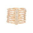 Unique Piece | Pink Gold Ring | Diamond Pavé 31600