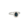 Lux | Entourage Ring White gold 14 Carat | Sapphire