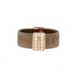 Unique Piece | Bronze Pink Gold Ring | Diamonds
