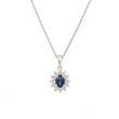 Lux | Pendant Lady Lux White Gold | Diamonds Sapphire M