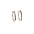 Yeva | Earrings Pink Gold | Sapphire