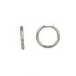 Be | Earrings 14 Carat White gold | Ø20 mm