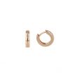 Be | Earrings 14 Carat Pink gold | Ø12 mm