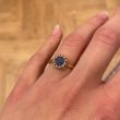 Yeva | Ring Pink Gold | Blue Sapphire