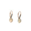 Yeva | 14Carat Pink gold Earrings | Green Amethyst