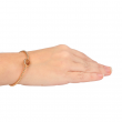 Flex Armband 3mm 18kt Roségoud Rutielkwarts