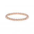 Flex Armband 5mm Bol 18kt Roségoud
