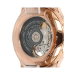 Tissot Tradition Automatic Open Heart Men's T063.907.36.038.00 steel and pinkgold PVD case silver dial brown leather strap