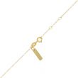 ONE INITIAL DIAMOND CHAIN BRACELET | 18CT GOLD